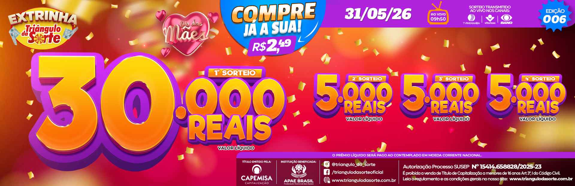 Extrinha 31/05/2026