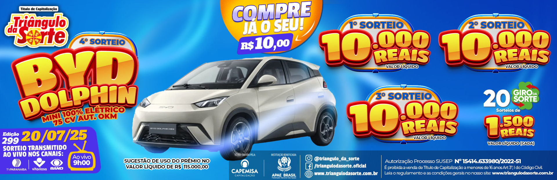Premiação 20/07/2025