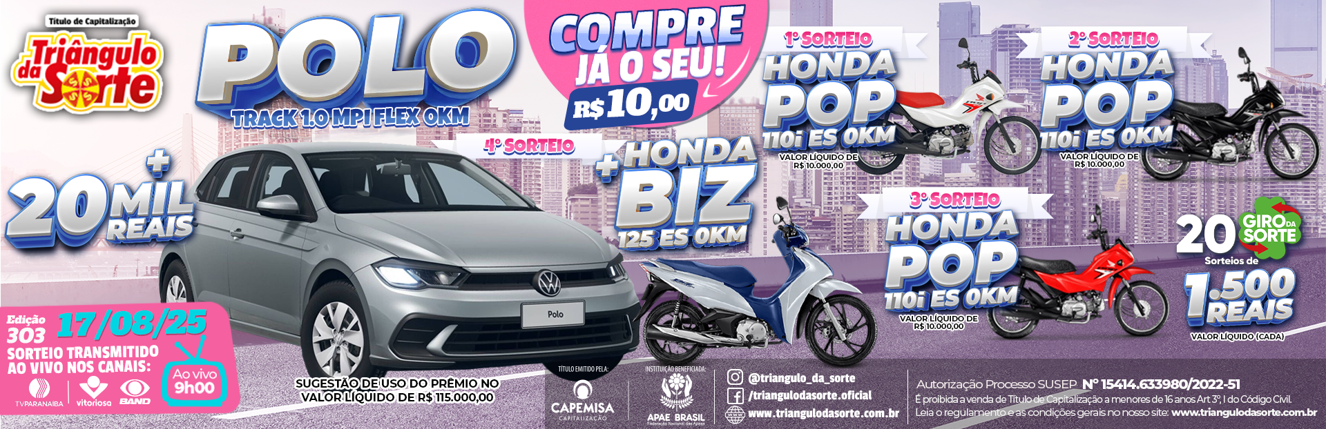 Premiação 17/08/2025
