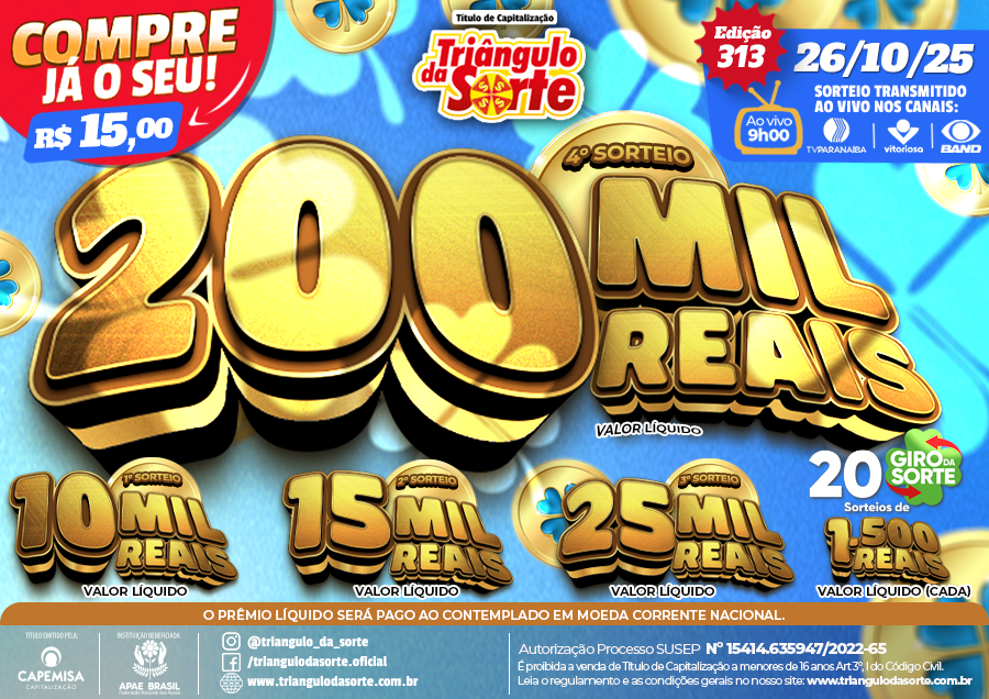 Premiação 26/10/2025