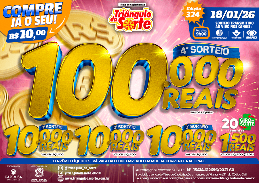 Premiação 18/01/2026