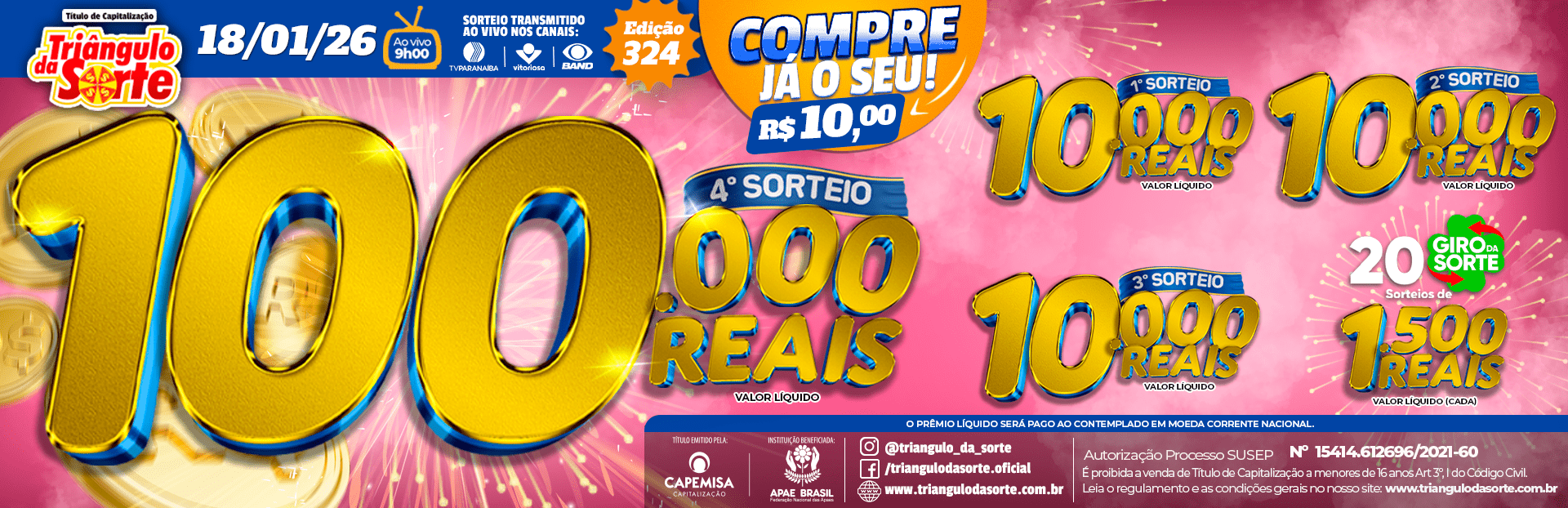 Premiação 18/01/2026