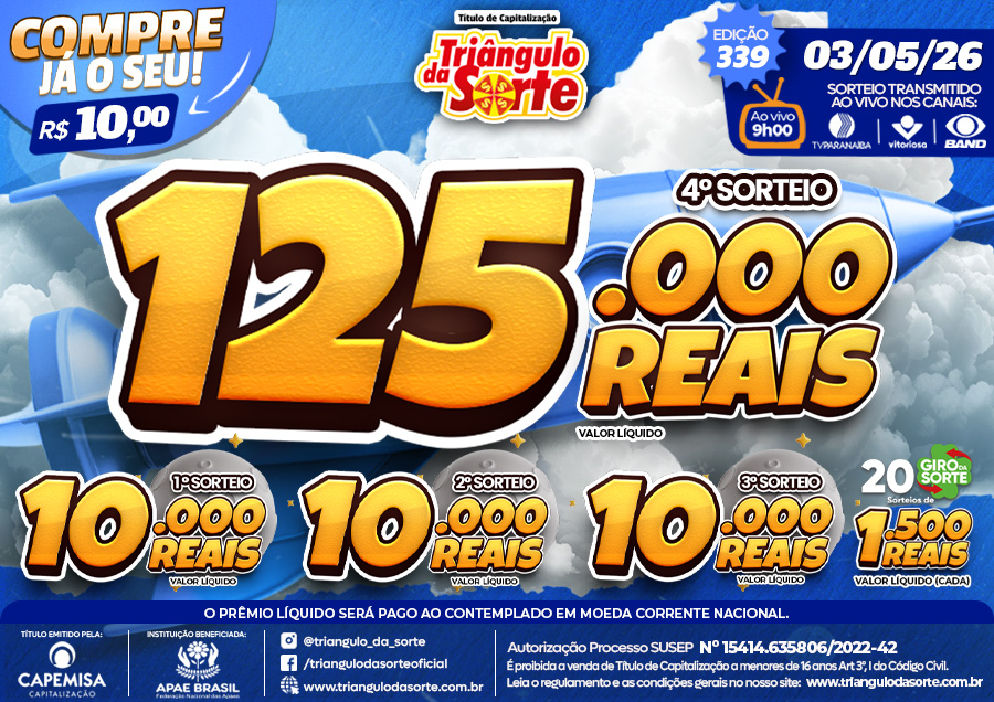 Premiação 03/05/2026