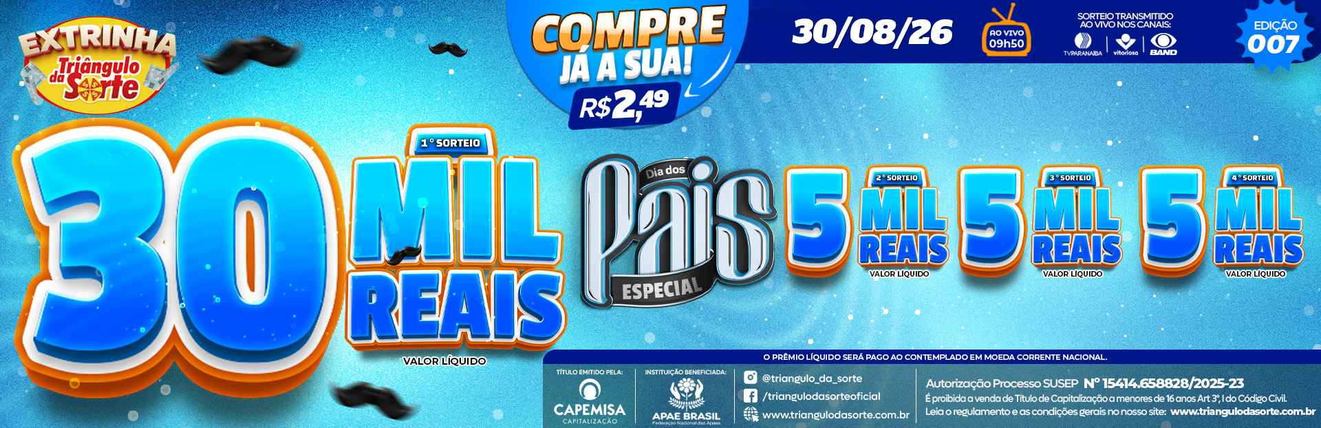 Extrinha 30/08/2026