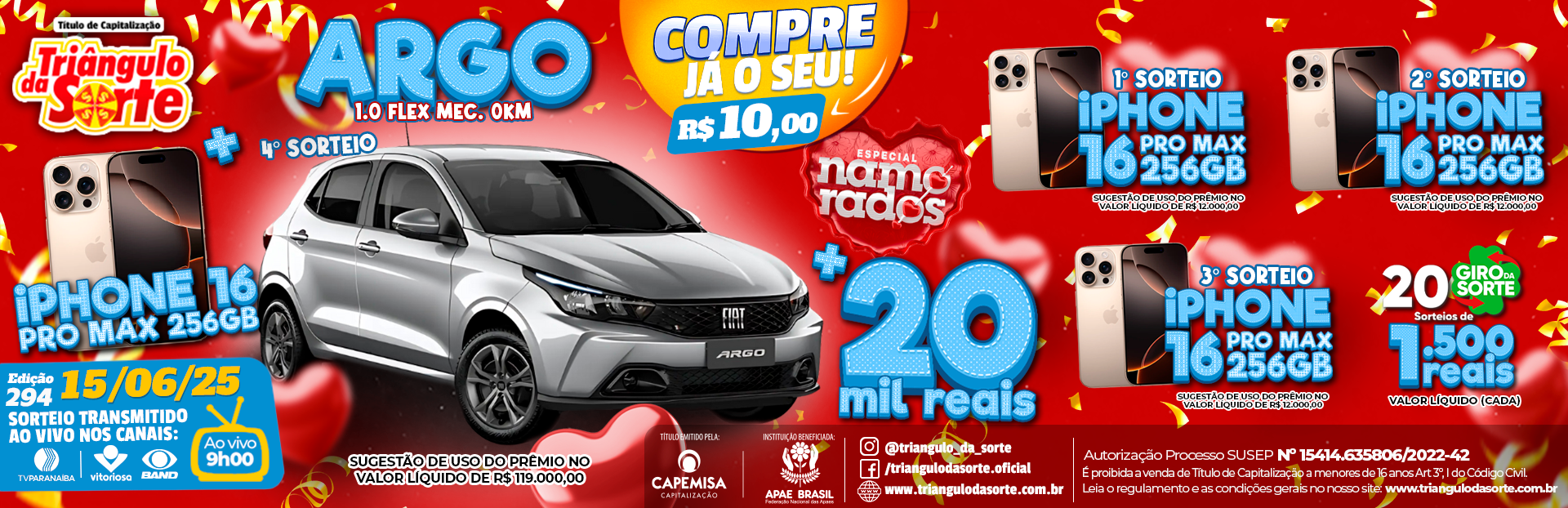 Premiação 15/06/2025