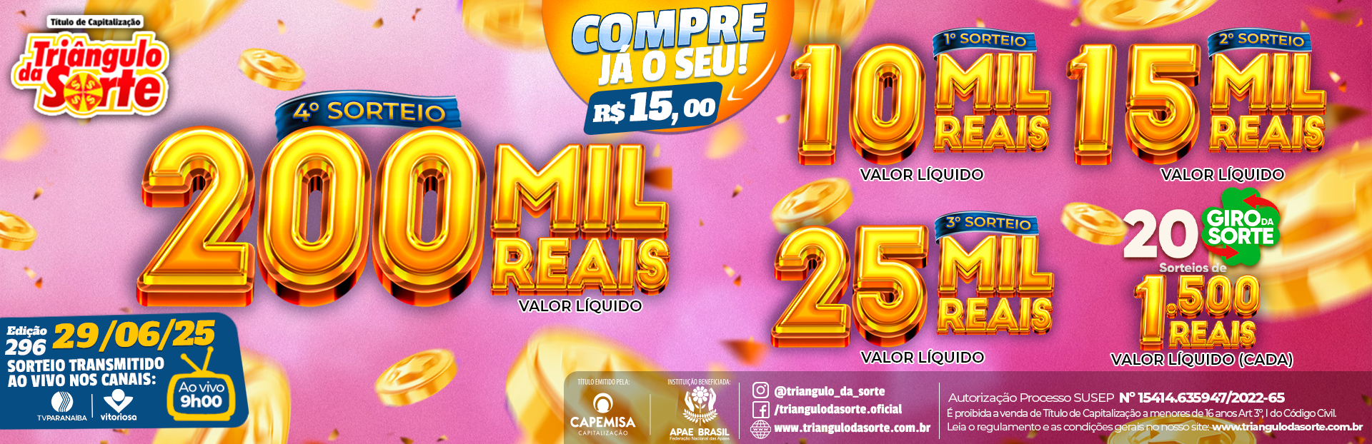 Premiação 29/06/2025