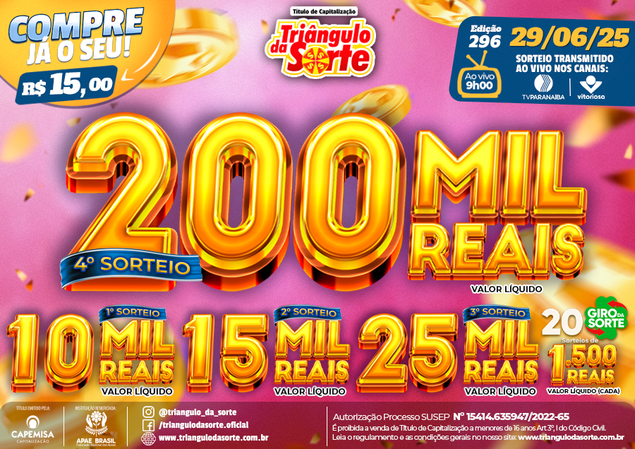 Premiação 29/06/2025