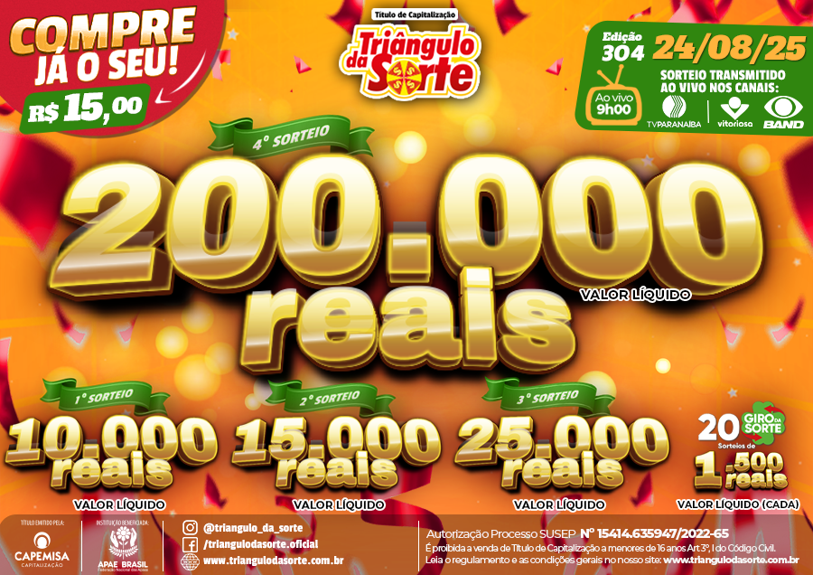 Premiação 24/08/2025