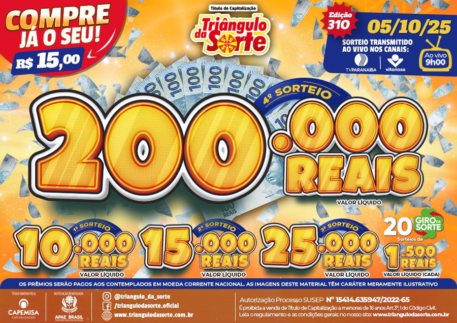 Premiação 05/10/2025