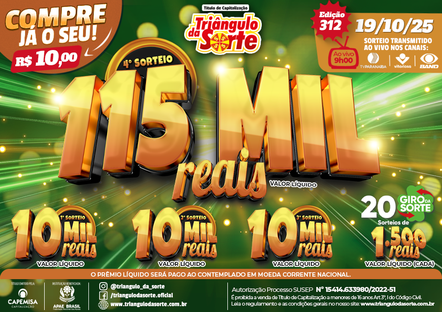 Premiação 19/10/2025