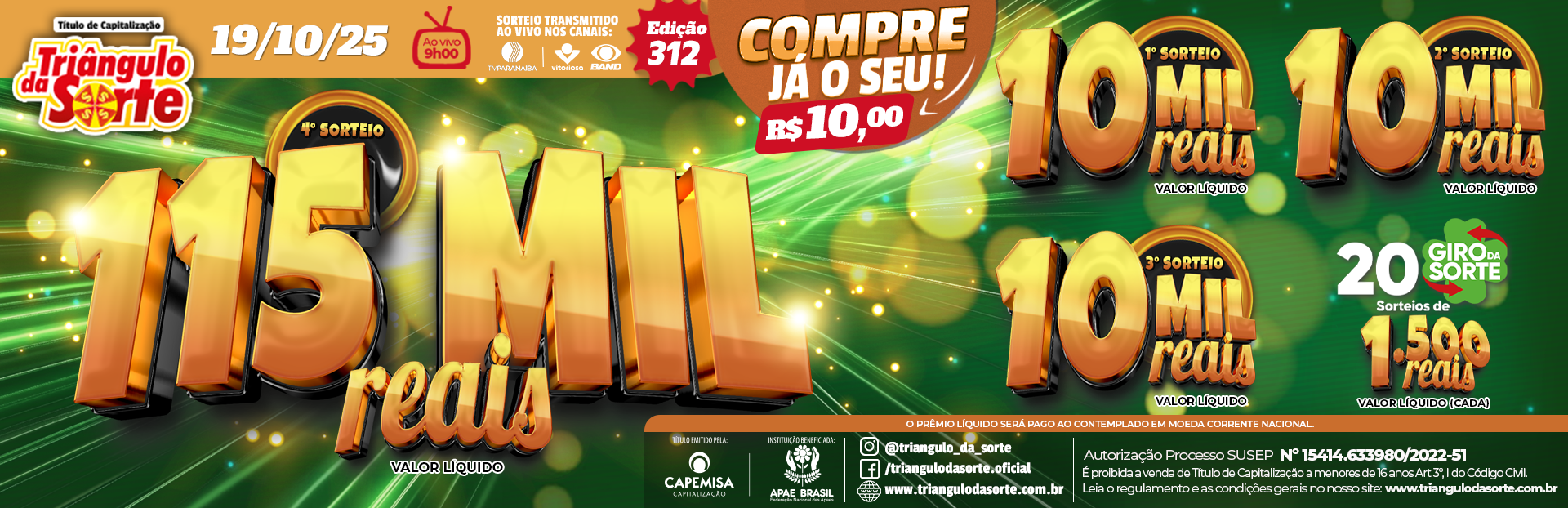 Premiação 19/10/2025