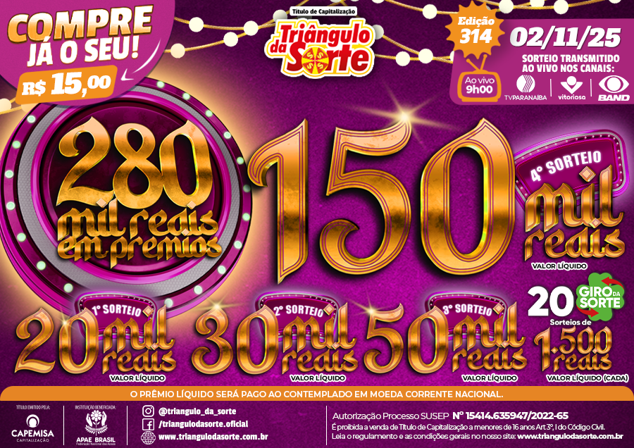 Premiação 02/11/2025