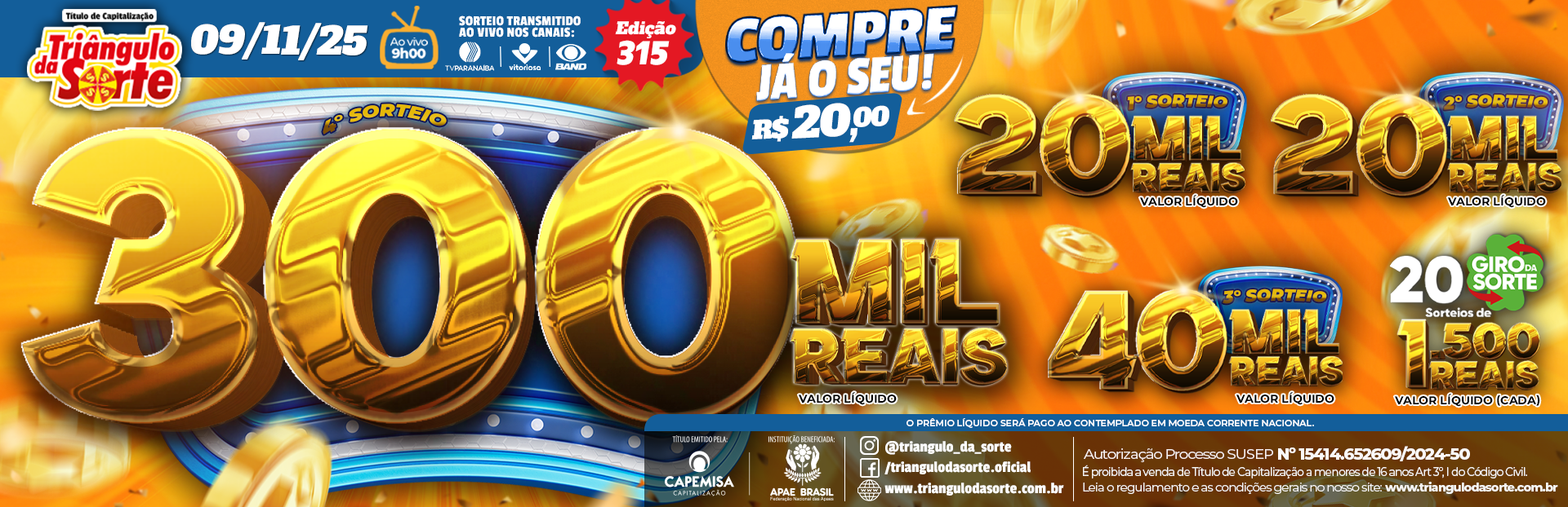 Premiação 09/11/2025