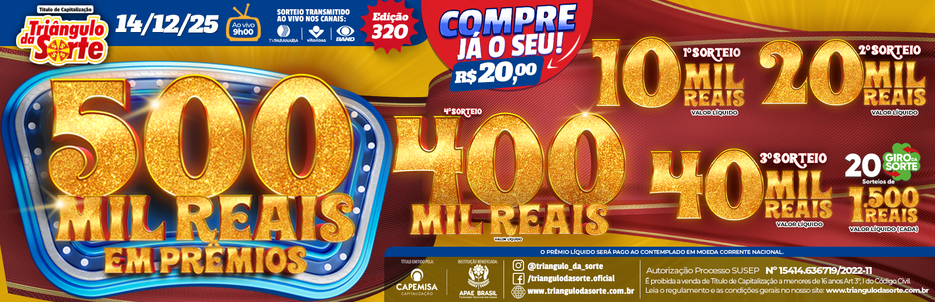 Premiação 14/12/2025