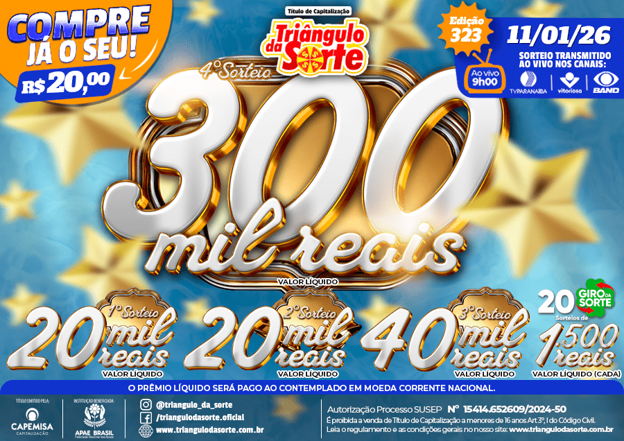 Premiação 11/01/2026