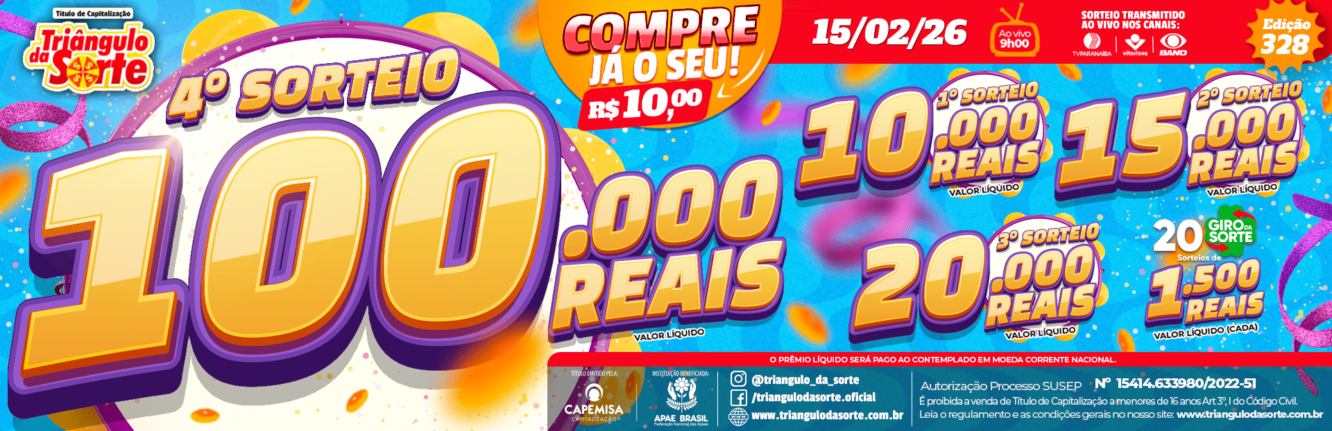 Premiação 15/02/2026