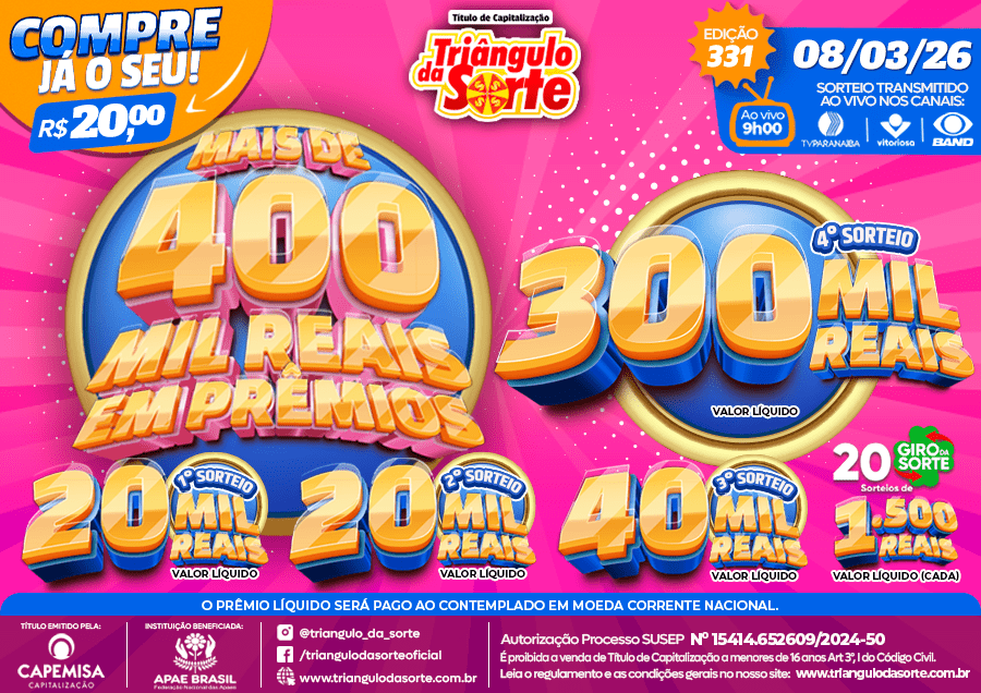 Premiação 08/03/2026