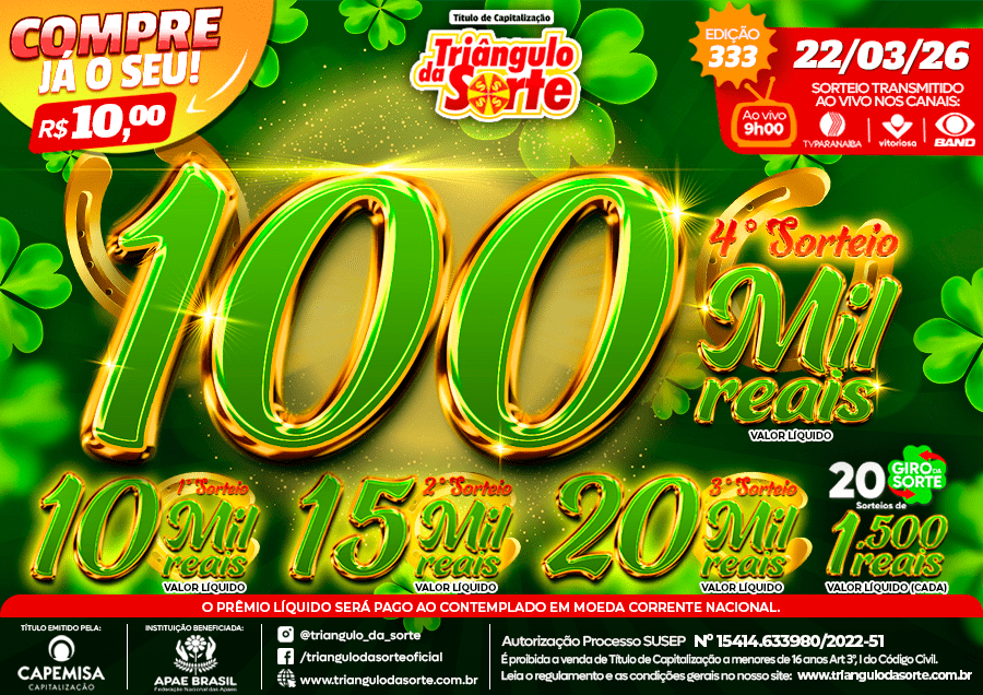 Premiação 22/03/2026