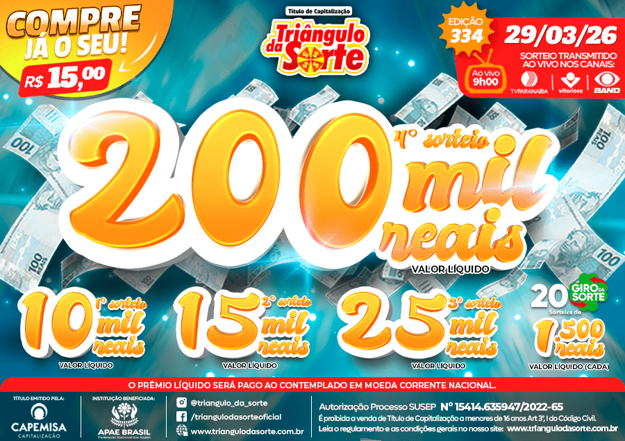 Premiação 29/03/2026