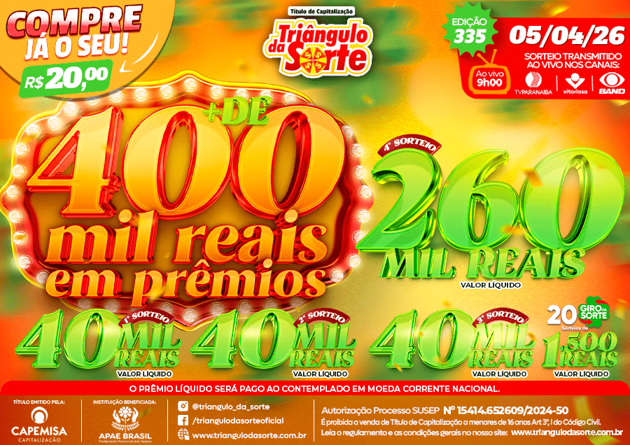 Premiação 05/04/2026