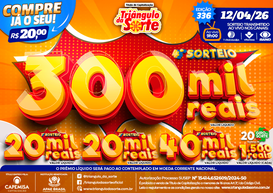 Premiação 12/04/2026