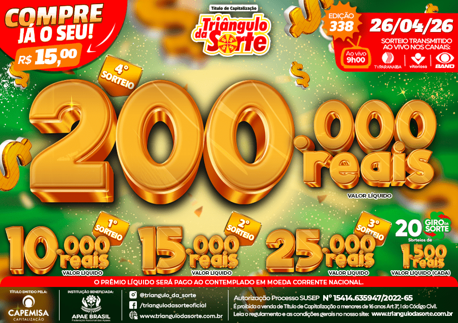 Premiação 26/04/2026