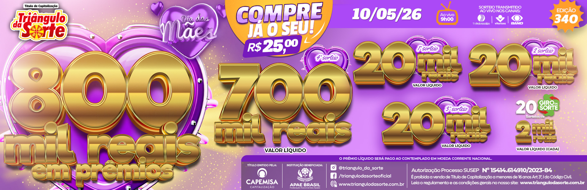 Premiação 10/05/2026