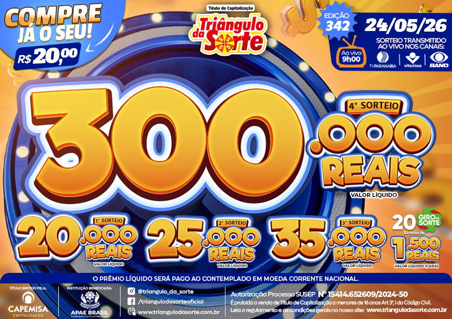 Premiação 24/05/2026