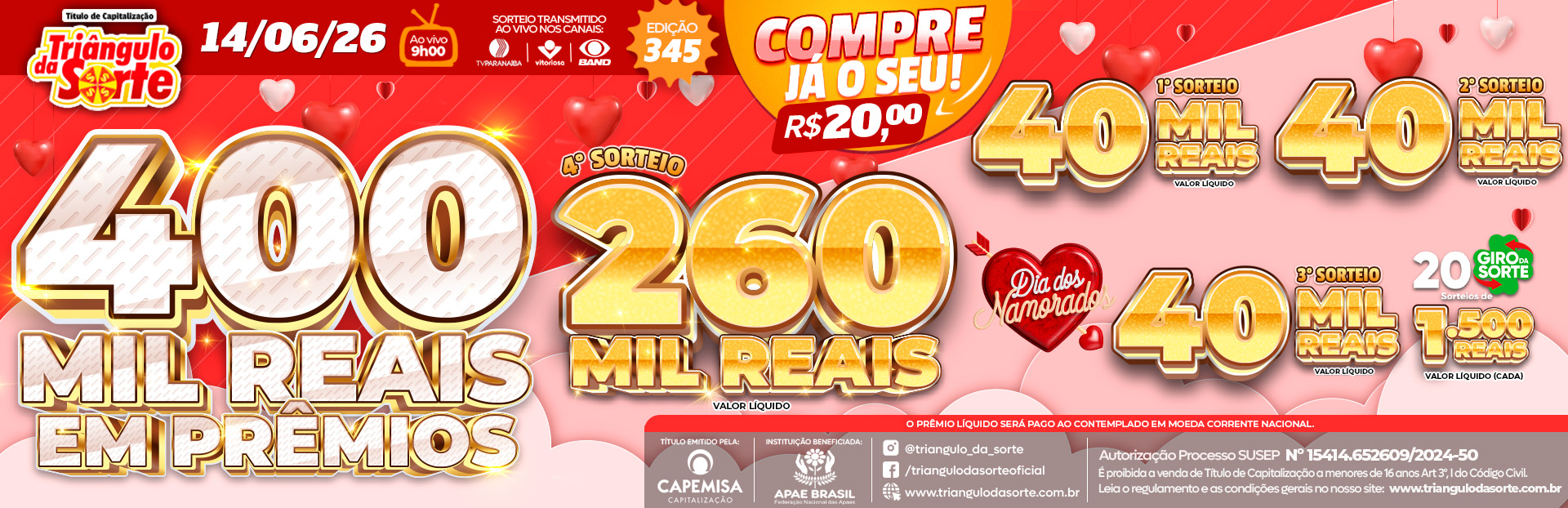 Premiação 14/06/2026