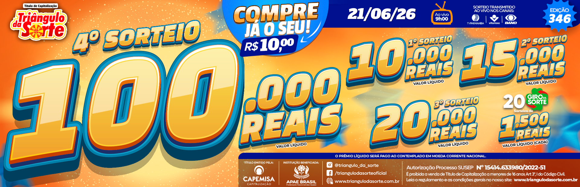 Premiação 21/06/2026