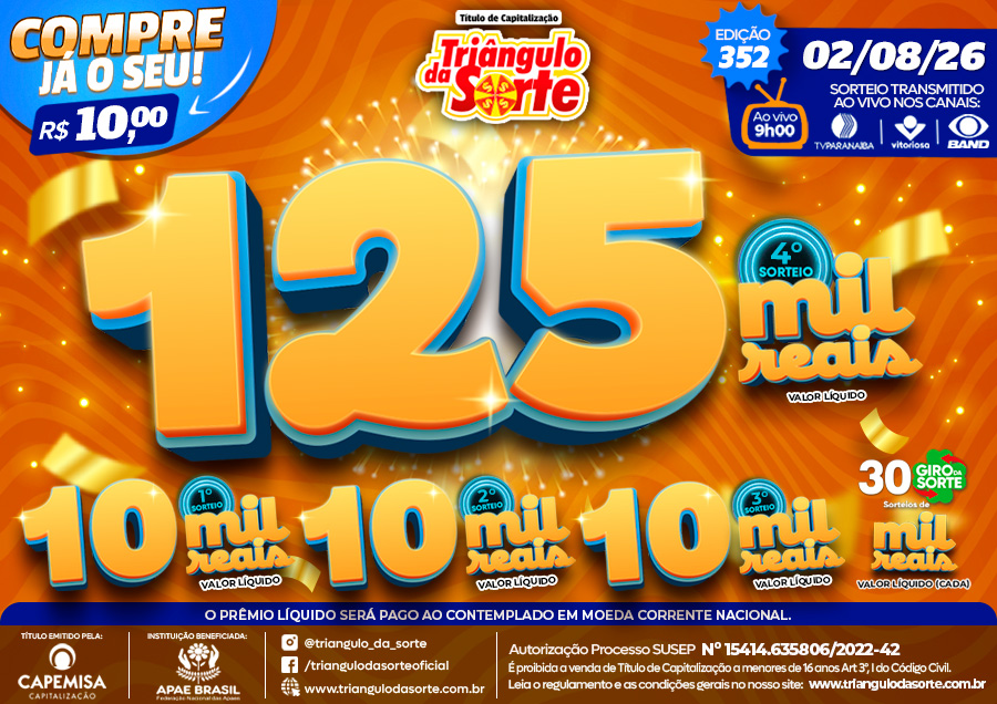 Premiação 02/08/2026