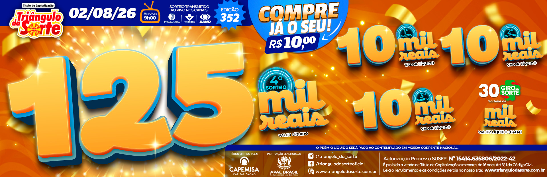 Premiação 02/08/2026