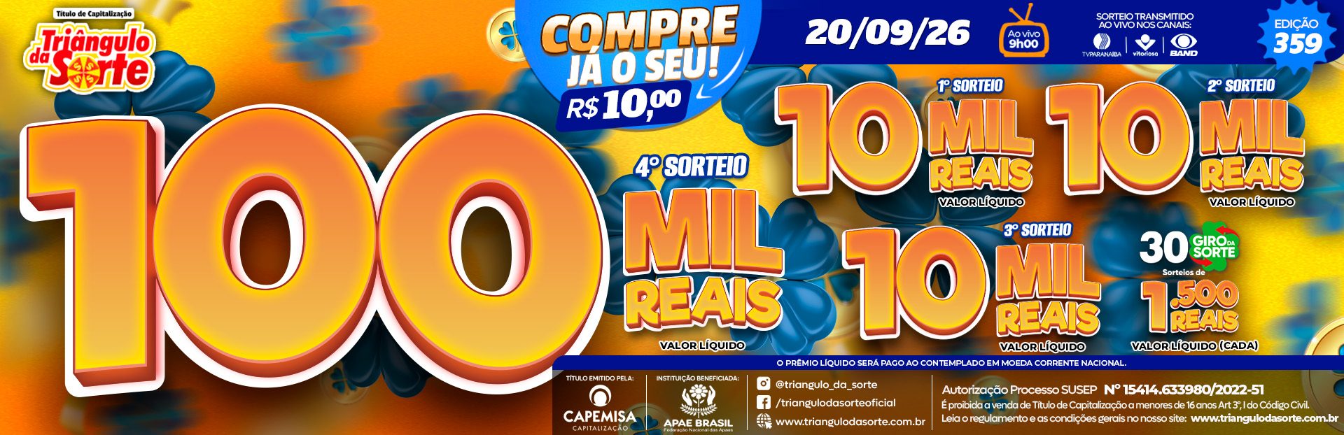 Premiação 20/09/2026