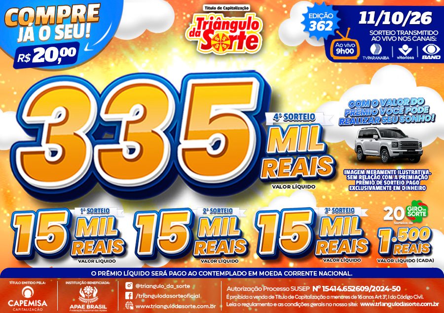 Premiação 11/10/2026
