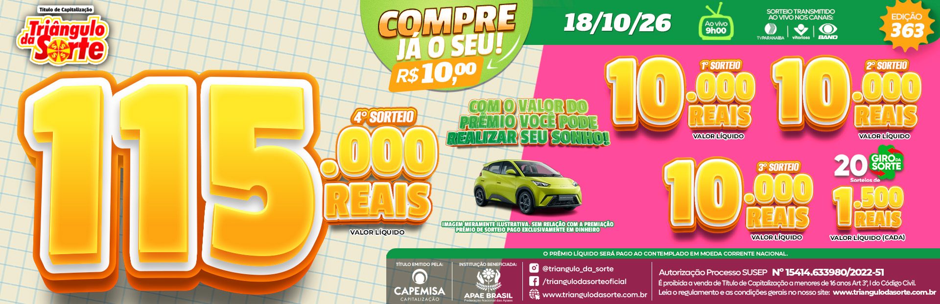 Premiação 18/10/2026