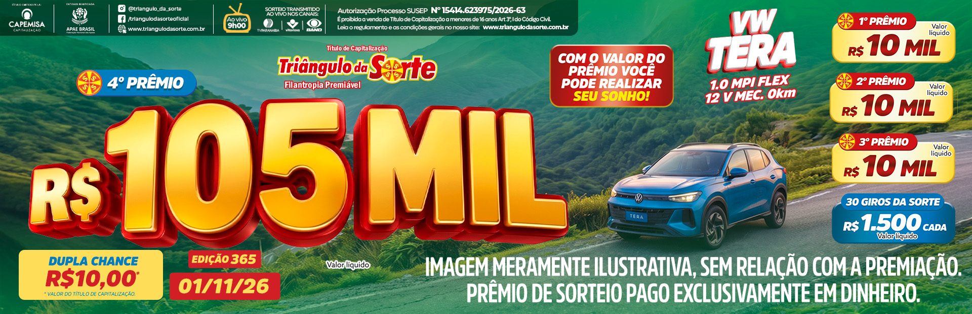 Premiação 01/11/2026